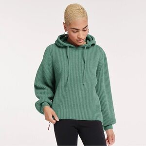 ⭐️LIKE NEW⭐️ FLX Women’s Super Soft Chenille Side Zip Knit Sweater Hoodie L